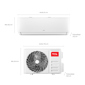 Aire Acondicionado Split Inverter TCL 5500w Frio/Calor TACA5500FCSD/BREEZE IN INV AI